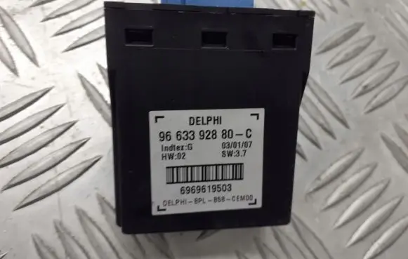 Citroen C4 I Picasso Alarm control unit/module 9663392880