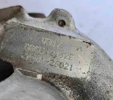 Toyota Corolla Verso AR10 Turbo 1720126021 080512182e E1151v4