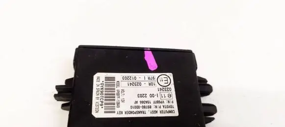 Immobilizer control unit/module