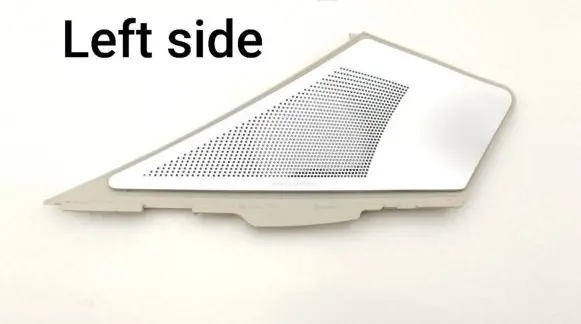 Side speaker trim/cover