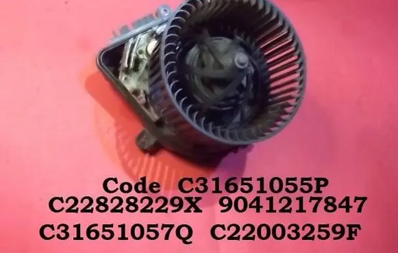 Peugeot 605 Heater fan/blower C22828229X 9041217847 C31651057Q