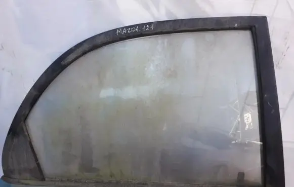 Mazda 121 Rear door window glass