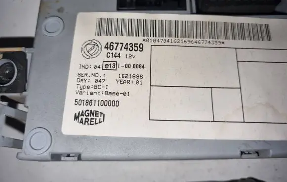 Fiat Punto (188) Engine control unit/module IAW59FM3