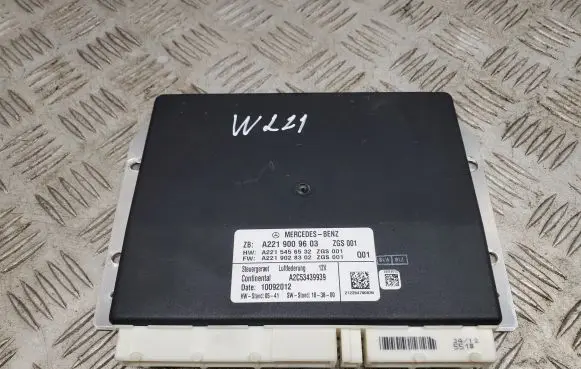 Mercedes-Benz S W221 Suspension control unit/module A2219009603