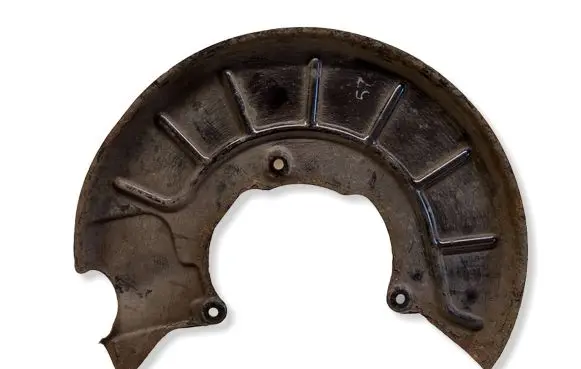 Volkswagen PASSAT B6 Front brake disc dust cover plate 