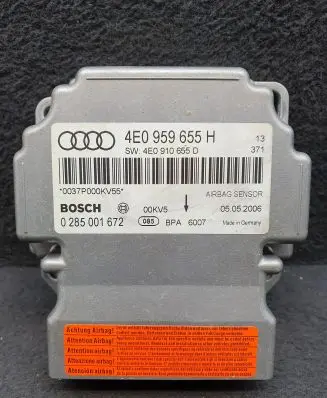 Audi A8 S8 D3 4E Airbag control unit/module 4E0959655H 4E0910655D 0285001672