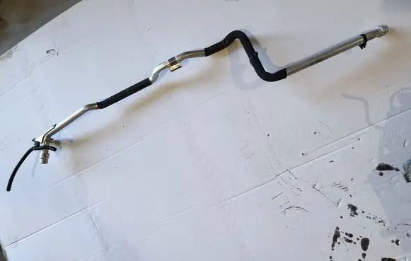 Opel Corsa F Air conditioning (A/C) pipe/hose 9850119180A