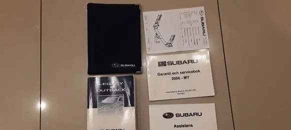 Subaru Legacy Owners service history hand book 