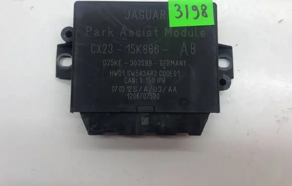 Jaguar XF X250 Parking PDC control unit/module CX2315K866 1206707500 D25KE303599