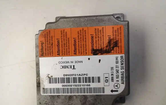 Mercedes-Benz ML W163 Airbag control unit/module A1635422718 A163542271886