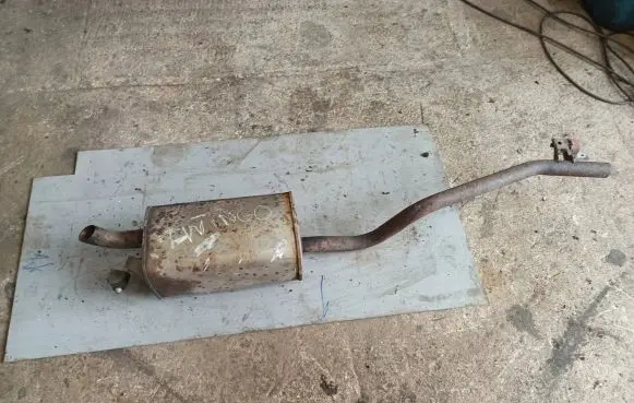 Renault Twingo II Rear muffler/silencer tail pipe 8200386236