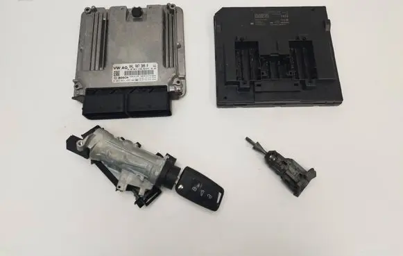 Volkswagen Tiguan Engine ECU kit and lock set 