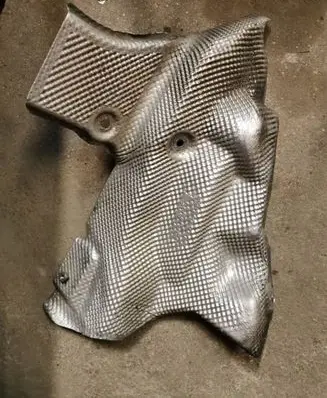 Heat shield in engine bay