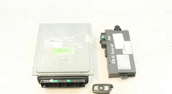 BMW X6 E71 Engine ECU kit and lock set 7607939 7607027 12147607027