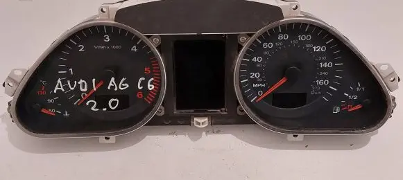 Audi A6 S6 C6 4F Speedometer (instrument cluster) 4F0920950L 4F0910900A 3000730806