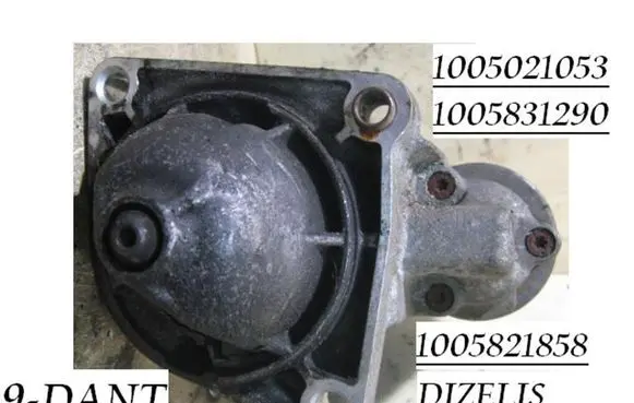 Fiat Stilo Starter motor 1005831290 1005021053