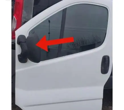 Renault Trafic II (X83) Front door electric wing mirror E2010022