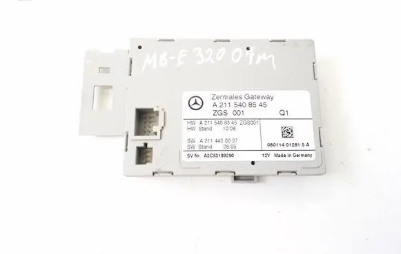 Mercedes-Benz E W211 Door central lock control unit/module A2115408545