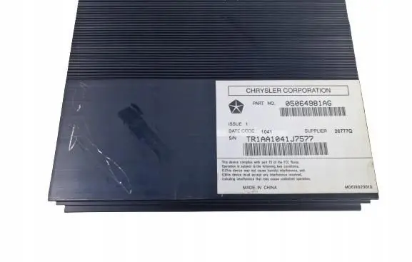 Chrysler 300C Sound amplifier 05064981AG