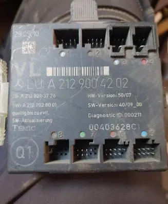Mercedes-Benz E W212 Door control unit/module A2129004202 A2129028001 2128203726