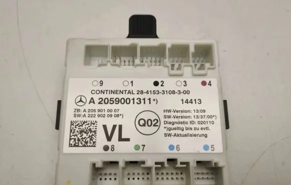 Mercedes-Benz C W205 Door control unit/module A2059001311