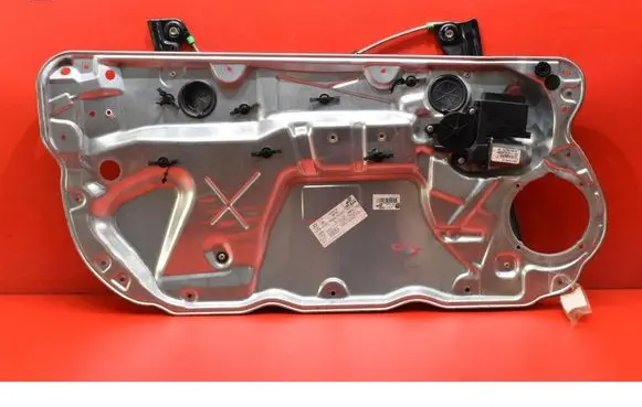 Volkswagen Polo Front door window regulator with motor 6Q3837401H