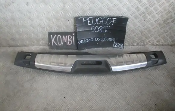 Peugeot 508 Trunk/boot sill cover protection 9673038977