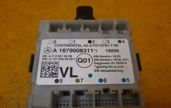Mercedes-Benz GLE W167 Door control unit/module A1679003811