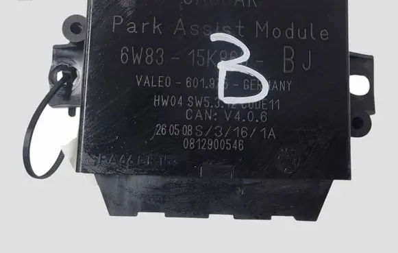 Jaguar XF X250 Parking PDC control unit/module 6W8315K866BJ 0812900546