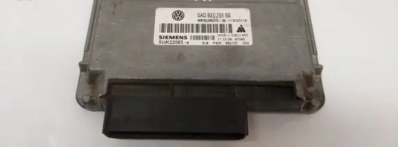 Volkswagen Touareg I Gearbox control unit/module 0AD927755BE 5WK22063