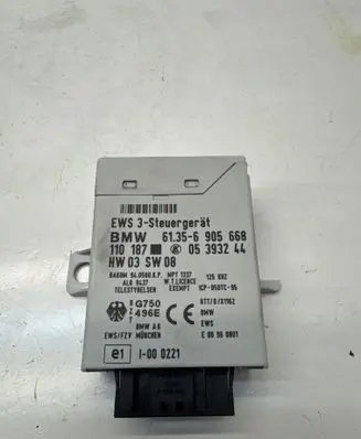 BMW 3 E46 Immobilizer control unit/module 61356905668 05393244 110187