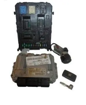 Peugeot 308 SW Engine ECU kit and lock set 9664843780