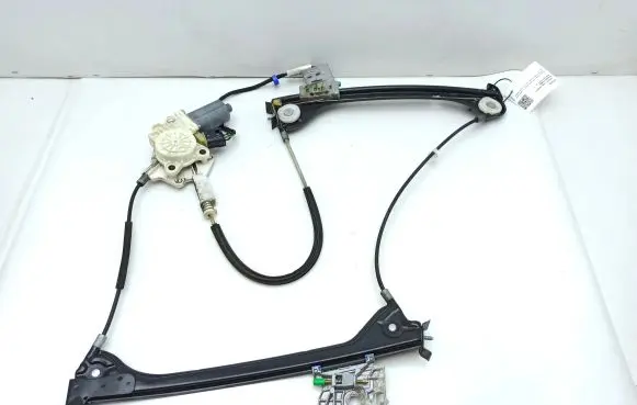 Front door window regulator with motor