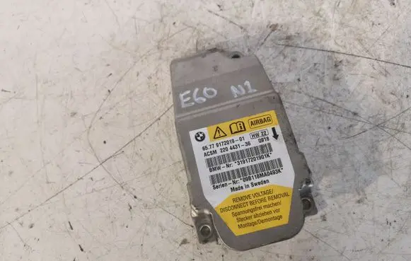 BMW 5 E60 E61 Airbag control unit/module 65779172019 9172019