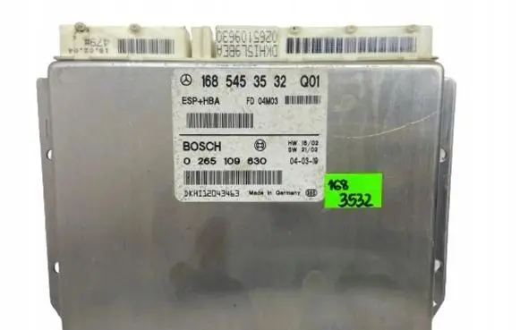 Mercedes-Benz A W168 ESP (stability system) control unit A1685453532