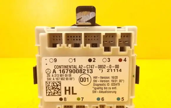 Mercedes-Benz GLE W167 Door control unit/module A1679008213