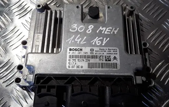 Peugeot 308 Engine control unit/module 0261201505 9664738680