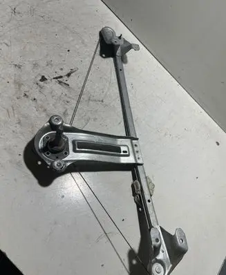 Sliding door window regulator with motor