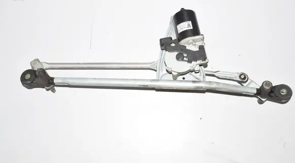 Front wiper linkage and motor