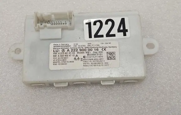 Mercedes-Benz C W205 Keyless system antenna A2229000016