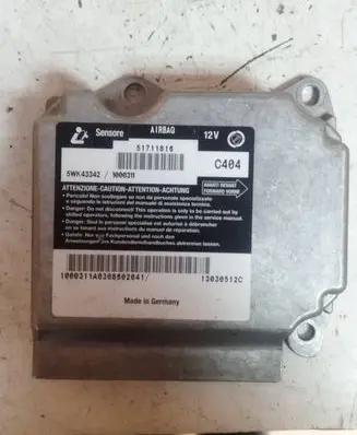 Fiat Stilo Airbag control unit/module 51711816 5WK43342 130305120