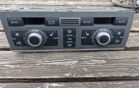 Audi A6 S6 C6 4F Climate control unit 4F1820043J 4F0910043 5HB00883304