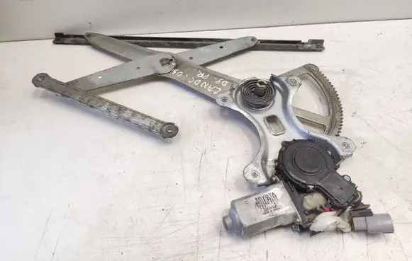 Front door window regulator with motor