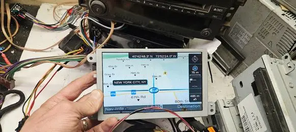 Audi A5 8T 8F Screen/display/small screen 4F0919604 BE9356 MMI3G