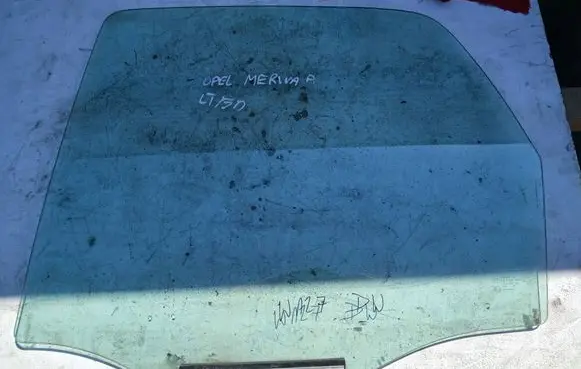 Opel Meriva A Rear door window glass 