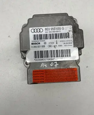 Audi A4 S4 B6 8E 8H Airbag control unit/module 8E0959655G 0285001668