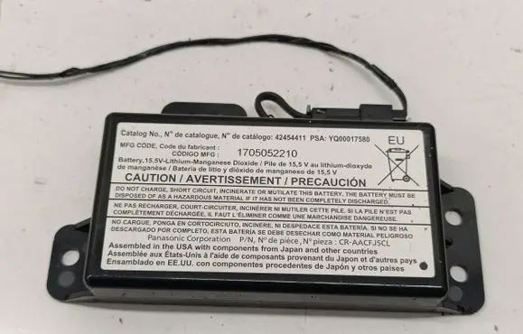 Opel Crossland X Car battery 42454411