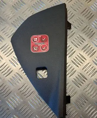 Peugeot 308 Dashboard side end trim 9655989477