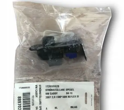 Volkswagen Caddy Wing mirror switch 1T2959552D