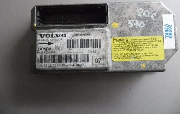 Volvo XC90 Airbag control unit/module 30782386 0285001654